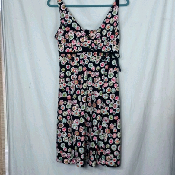 Becky & Max circle pattern midi cotton spandex - Picture 1 of 7